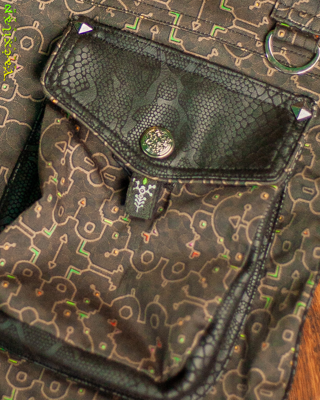 Flying Short Men / Twill Fake Leather Patches - REBIRTH OF IKARO BOA